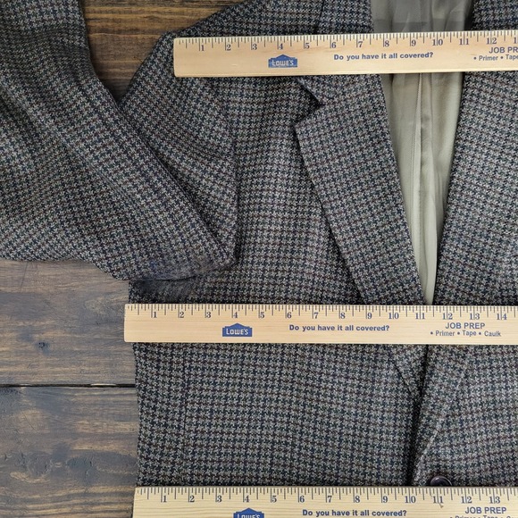 Oscar De La Renta Men's Sport Coat Blazer Two Button Brown Olive Wool 44S - Picture 2 of 16